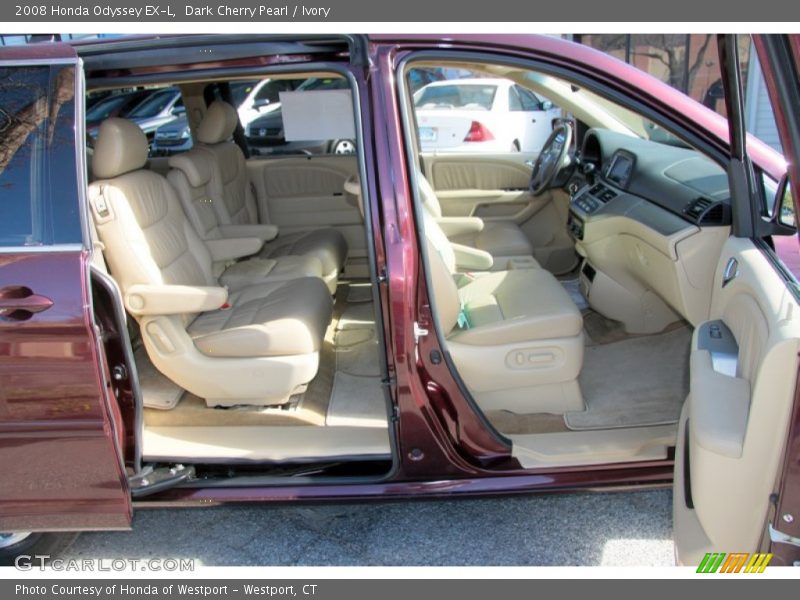 Dark Cherry Pearl / Ivory 2008 Honda Odyssey EX-L