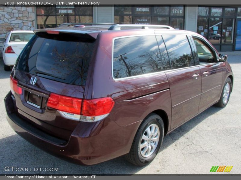 Dark Cherry Pearl / Ivory 2008 Honda Odyssey EX-L