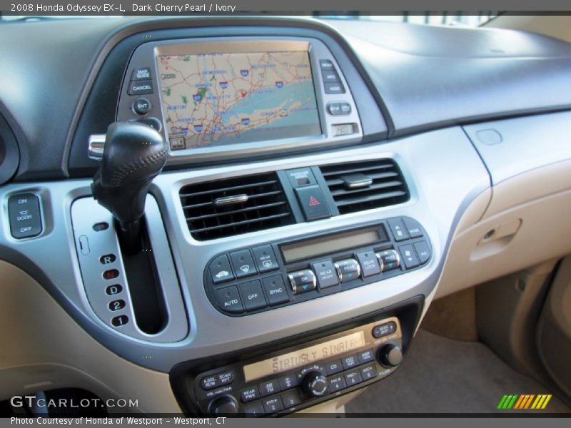 Dark Cherry Pearl / Ivory 2008 Honda Odyssey EX-L