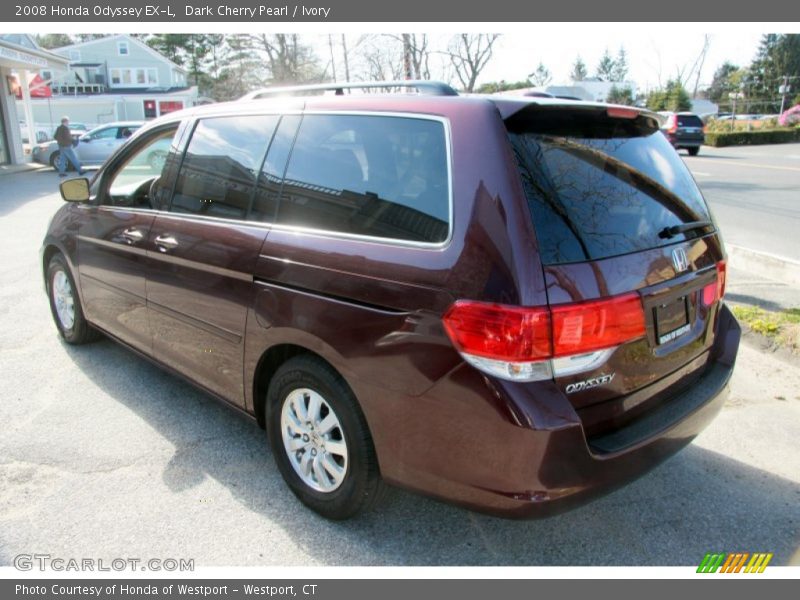 Dark Cherry Pearl / Ivory 2008 Honda Odyssey EX-L