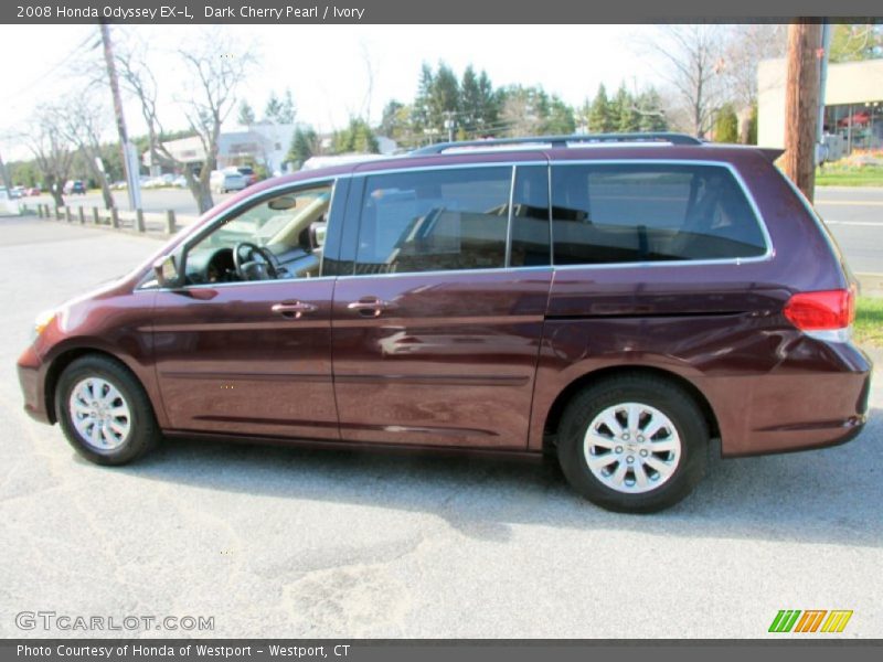 Dark Cherry Pearl / Ivory 2008 Honda Odyssey EX-L