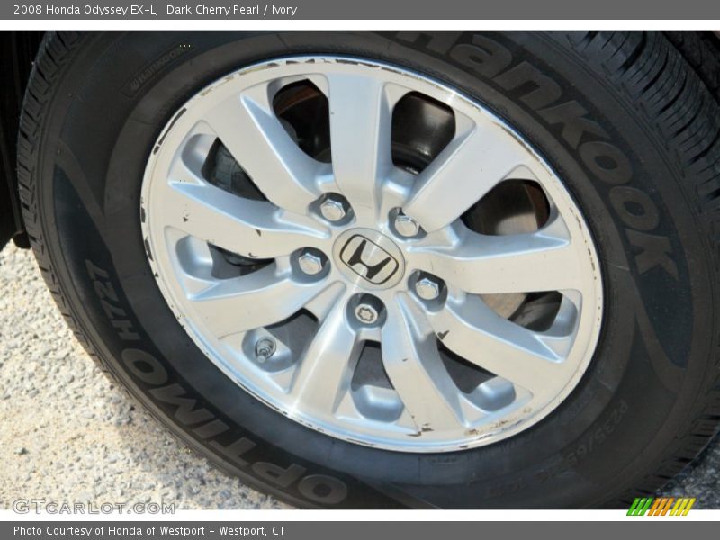 Dark Cherry Pearl / Ivory 2008 Honda Odyssey EX-L