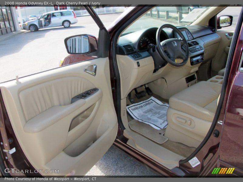 Dark Cherry Pearl / Ivory 2008 Honda Odyssey EX-L