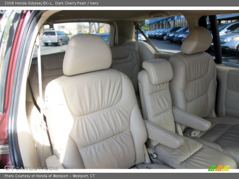 Dark Cherry Pearl / Ivory 2008 Honda Odyssey EX-L