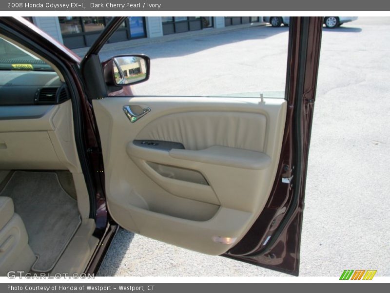 Dark Cherry Pearl / Ivory 2008 Honda Odyssey EX-L