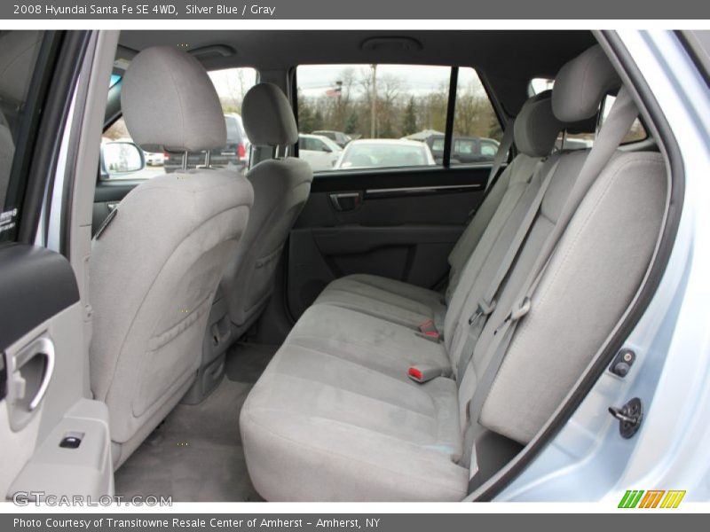 Silver Blue / Gray 2008 Hyundai Santa Fe SE 4WD