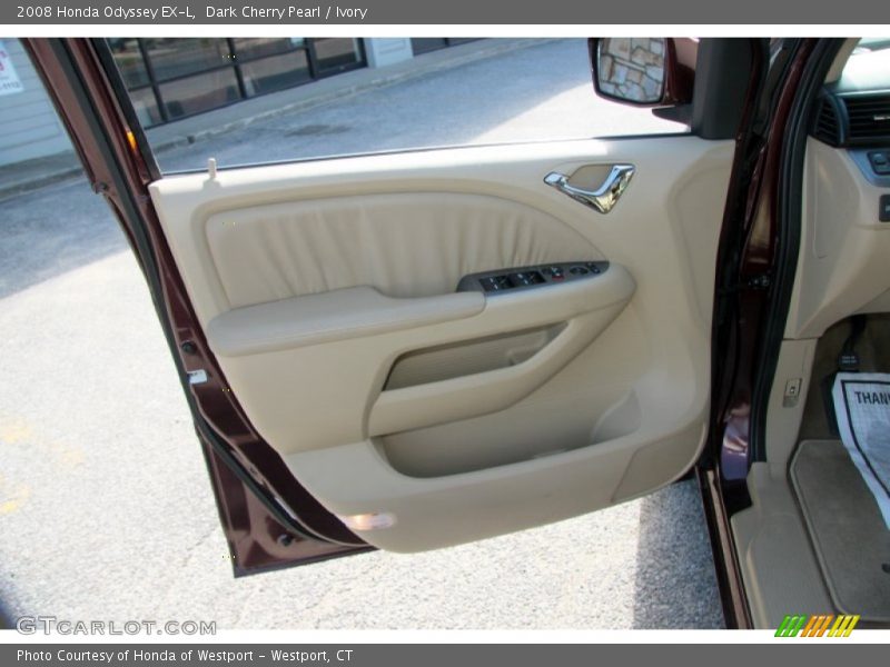 Dark Cherry Pearl / Ivory 2008 Honda Odyssey EX-L