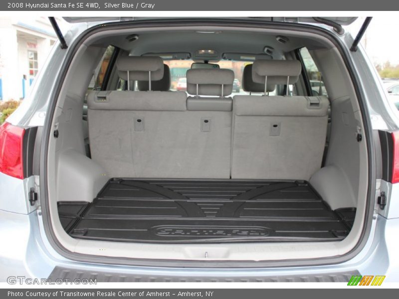 Silver Blue / Gray 2008 Hyundai Santa Fe SE 4WD
