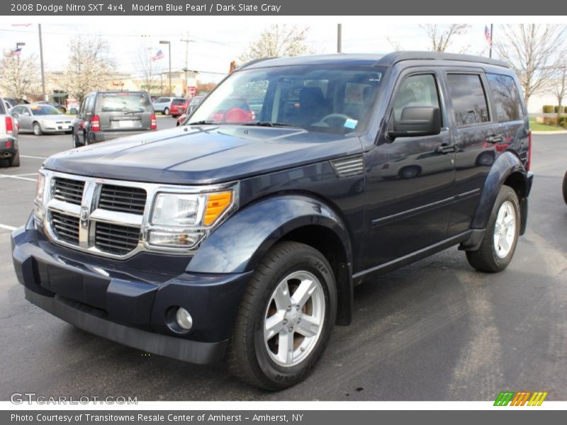 Modern Blue Pearl / Dark Slate Gray 2008 Dodge Nitro SXT 4x4