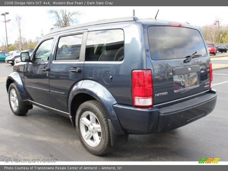 Modern Blue Pearl / Dark Slate Gray 2008 Dodge Nitro SXT 4x4