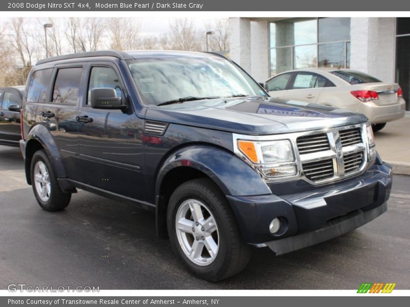 Modern Blue Pearl / Dark Slate Gray 2008 Dodge Nitro SXT 4x4