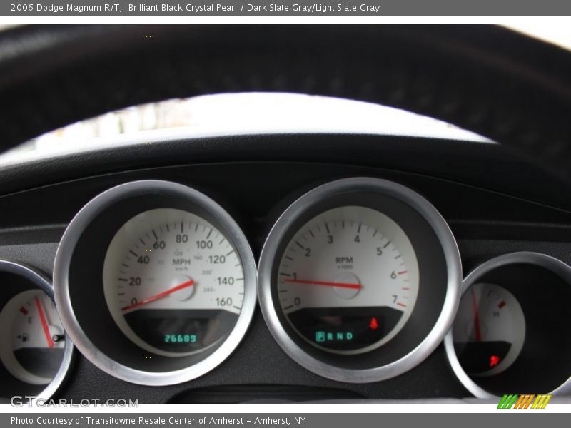 Brilliant Black Crystal Pearl / Dark Slate Gray/Light Slate Gray 2006 Dodge Magnum R/T
