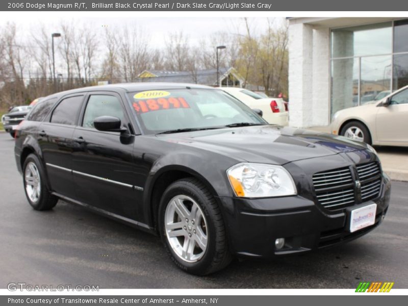 Brilliant Black Crystal Pearl / Dark Slate Gray/Light Slate Gray 2006 Dodge Magnum R/T