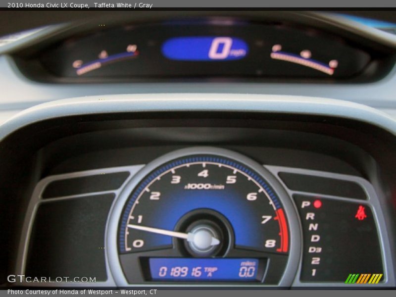  2010 Civic LX Coupe LX Coupe Gauges