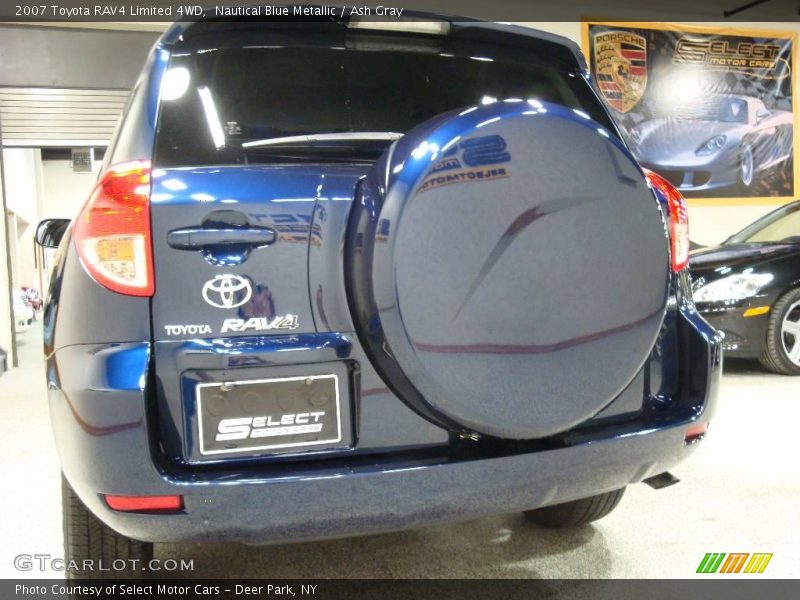 Nautical Blue Metallic / Ash Gray 2007 Toyota RAV4 Limited 4WD