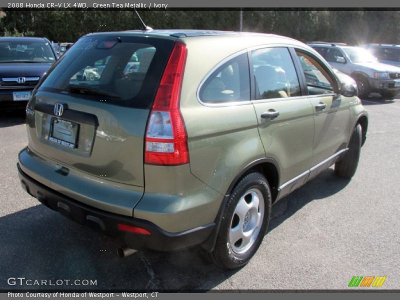 Green Tea Metallic / Ivory 2008 Honda CR-V LX 4WD