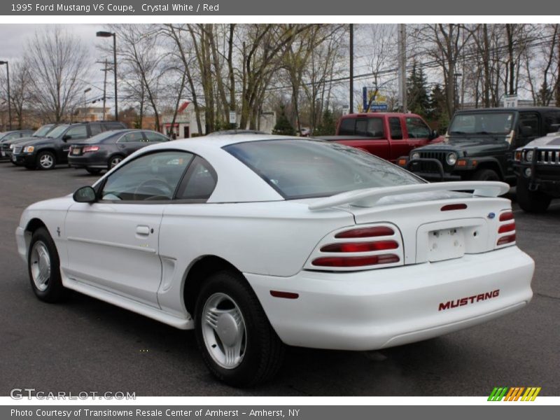  1995 Mustang V6 Coupe Crystal White