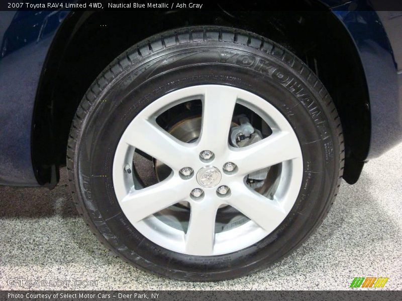 Nautical Blue Metallic / Ash Gray 2007 Toyota RAV4 Limited 4WD