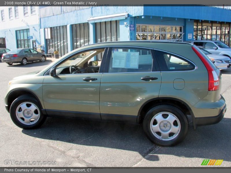 Green Tea Metallic / Ivory 2008 Honda CR-V LX 4WD