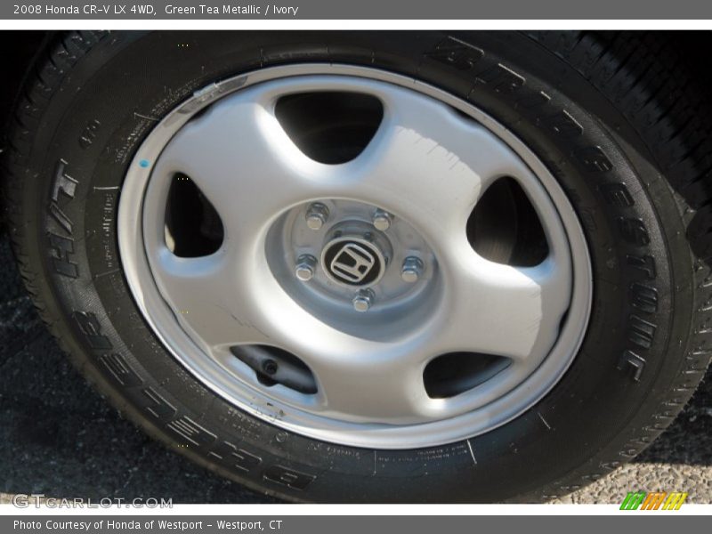 Green Tea Metallic / Ivory 2008 Honda CR-V LX 4WD