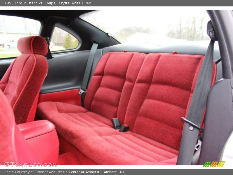 Rear Seat of 1995 Mustang V6 Coupe