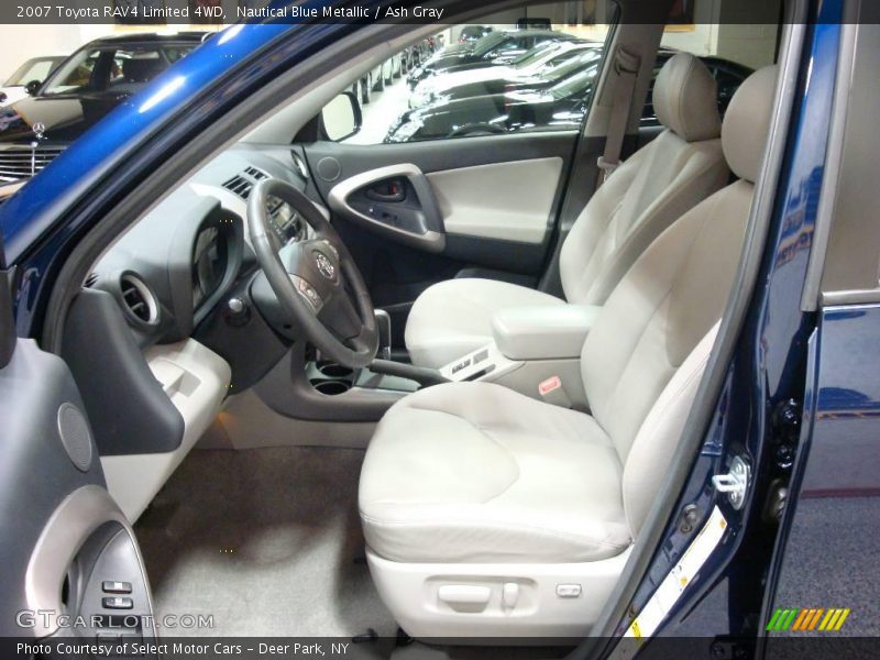 Nautical Blue Metallic / Ash Gray 2007 Toyota RAV4 Limited 4WD