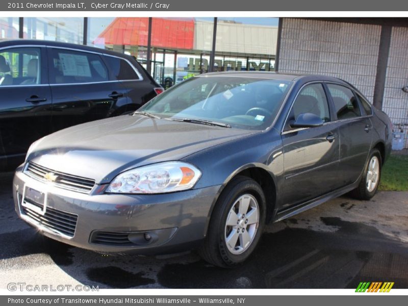 Cyber Gray Metallic / Gray 2011 Chevrolet Impala LT