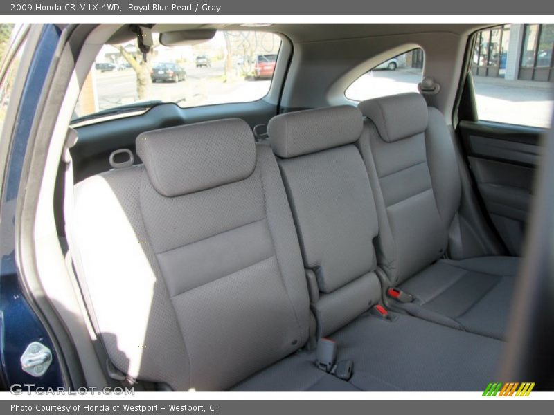 Royal Blue Pearl / Gray 2009 Honda CR-V LX 4WD