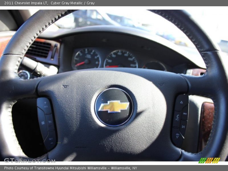 Cyber Gray Metallic / Gray 2011 Chevrolet Impala LT