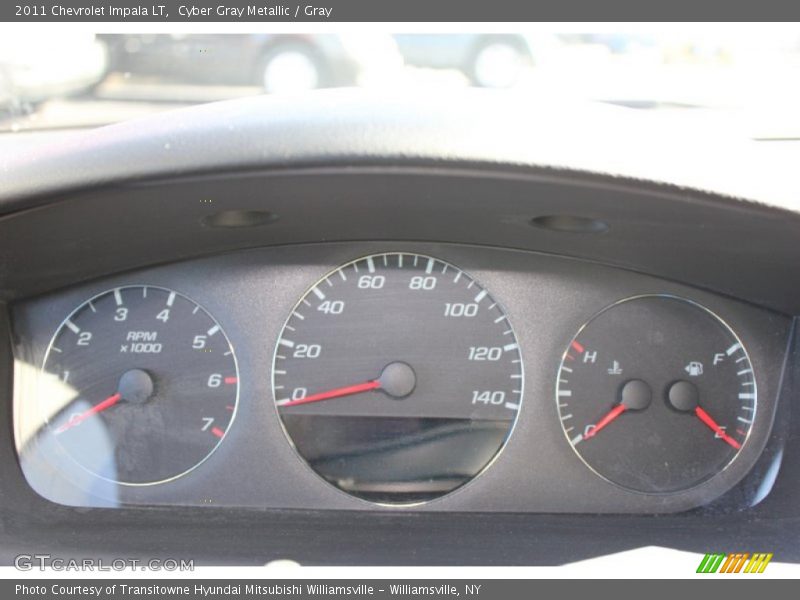 Cyber Gray Metallic / Gray 2011 Chevrolet Impala LT