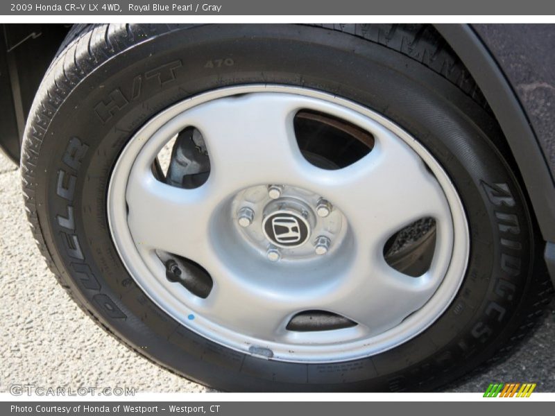 Royal Blue Pearl / Gray 2009 Honda CR-V LX 4WD