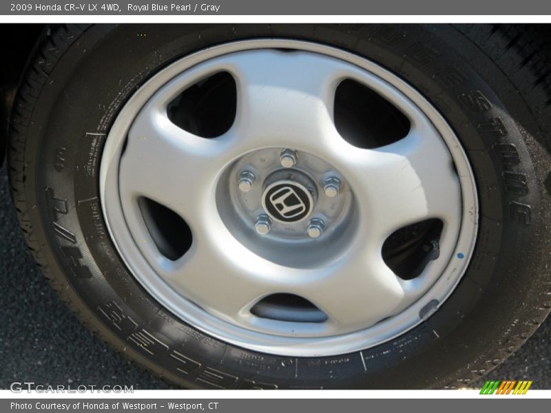 Royal Blue Pearl / Gray 2009 Honda CR-V LX 4WD