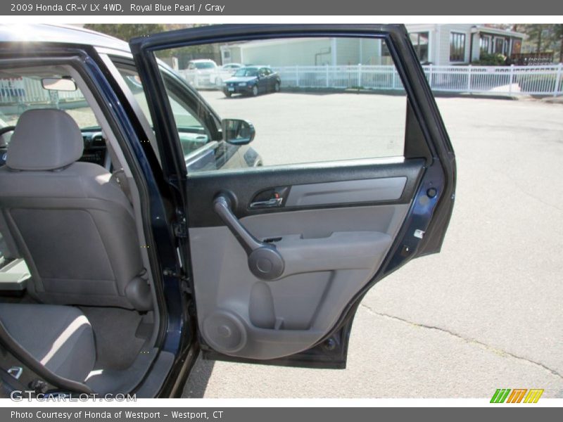 Royal Blue Pearl / Gray 2009 Honda CR-V LX 4WD