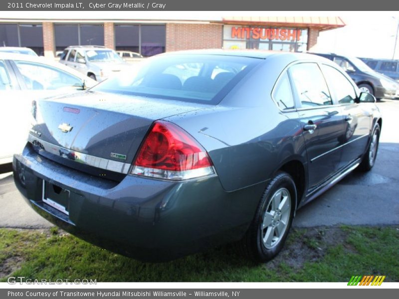 Cyber Gray Metallic / Gray 2011 Chevrolet Impala LT