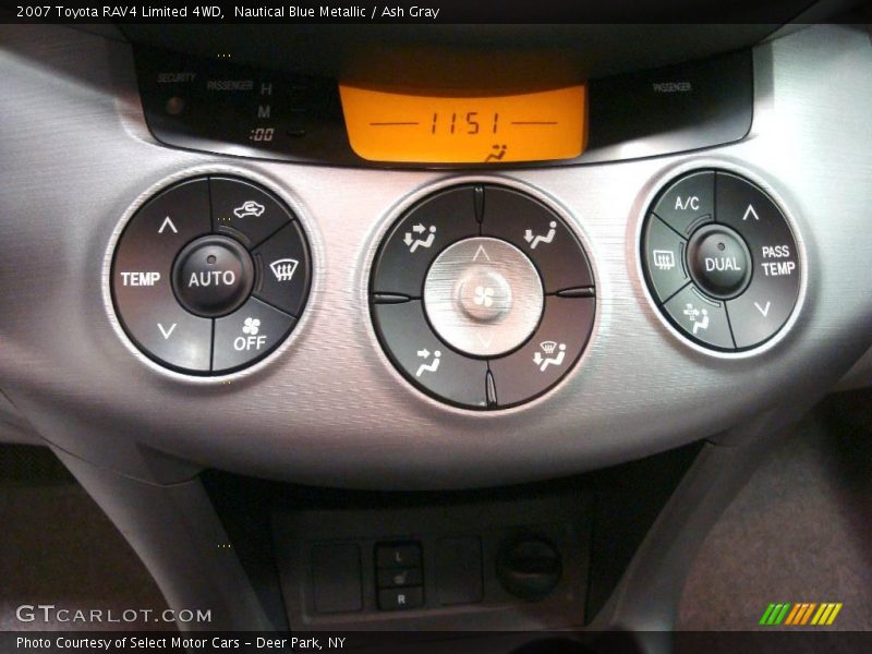 Nautical Blue Metallic / Ash Gray 2007 Toyota RAV4 Limited 4WD