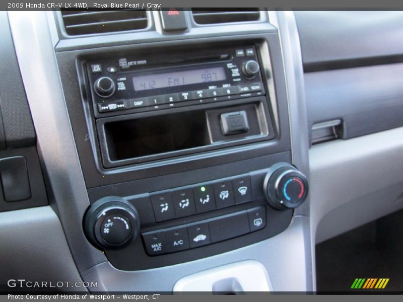 Royal Blue Pearl / Gray 2009 Honda CR-V LX 4WD