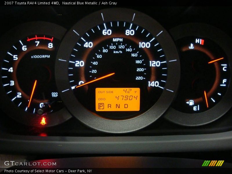 Nautical Blue Metallic / Ash Gray 2007 Toyota RAV4 Limited 4WD