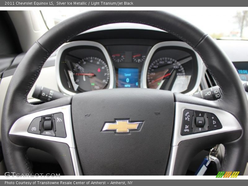 Silver Ice Metallic / Light Titanium/Jet Black 2011 Chevrolet Equinox LS