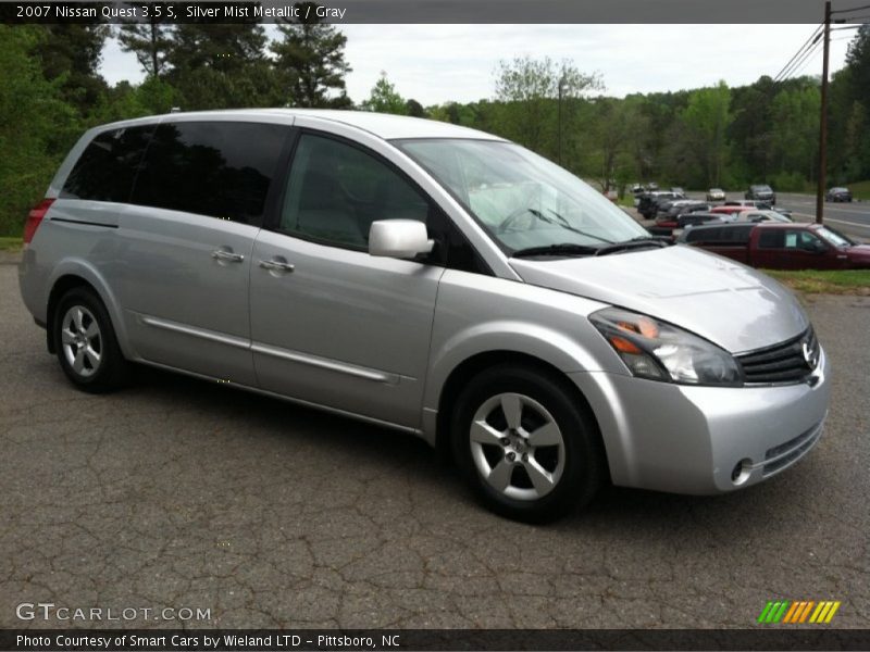 Silver Mist Metallic / Gray 2007 Nissan Quest 3.5 S