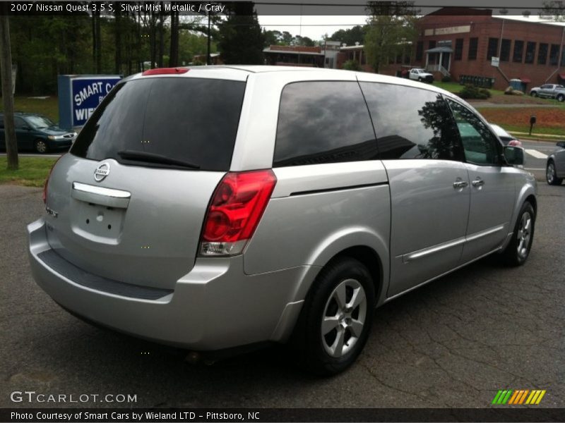 Silver Mist Metallic / Gray 2007 Nissan Quest 3.5 S