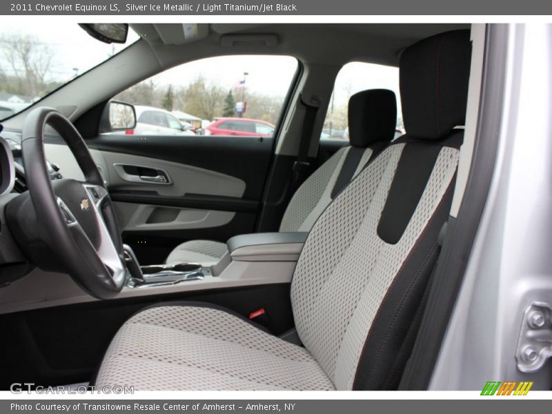 Silver Ice Metallic / Light Titanium/Jet Black 2011 Chevrolet Equinox LS