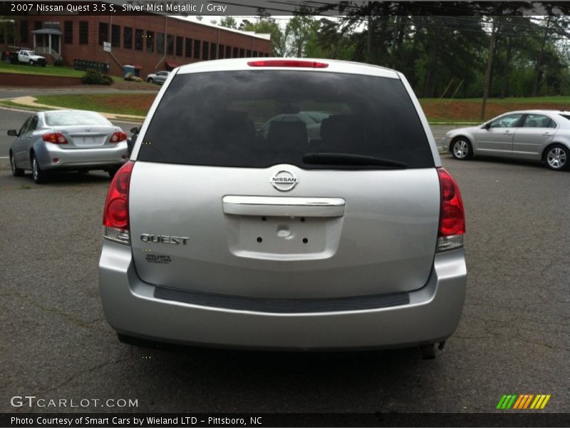 Silver Mist Metallic / Gray 2007 Nissan Quest 3.5 S