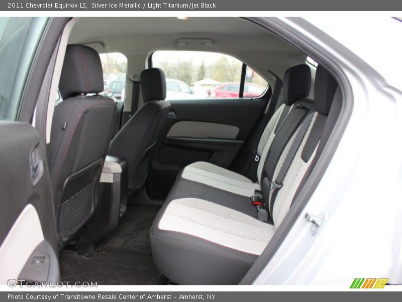 Silver Ice Metallic / Light Titanium/Jet Black 2011 Chevrolet Equinox LS