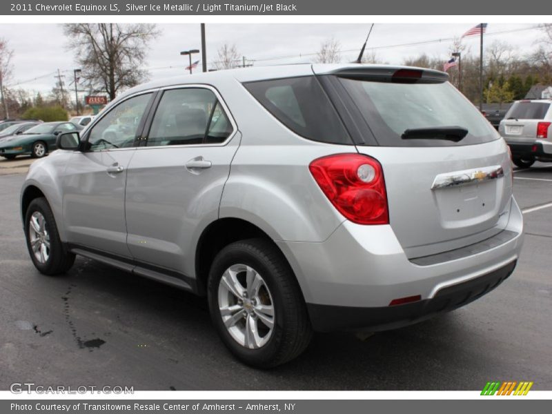 Silver Ice Metallic / Light Titanium/Jet Black 2011 Chevrolet Equinox LS
