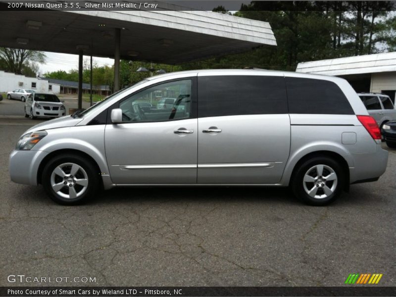 Silver Mist Metallic / Gray 2007 Nissan Quest 3.5 S