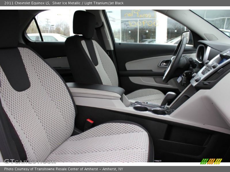 Silver Ice Metallic / Light Titanium/Jet Black 2011 Chevrolet Equinox LS