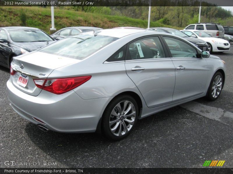 Radiant Silver / Gray 2012 Hyundai Sonata SE 2.0T