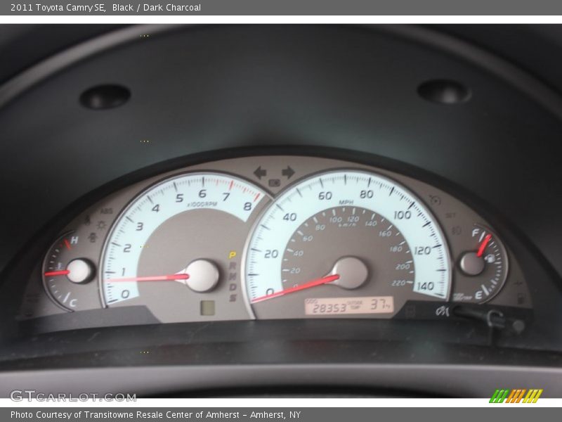 Black / Dark Charcoal 2011 Toyota Camry SE