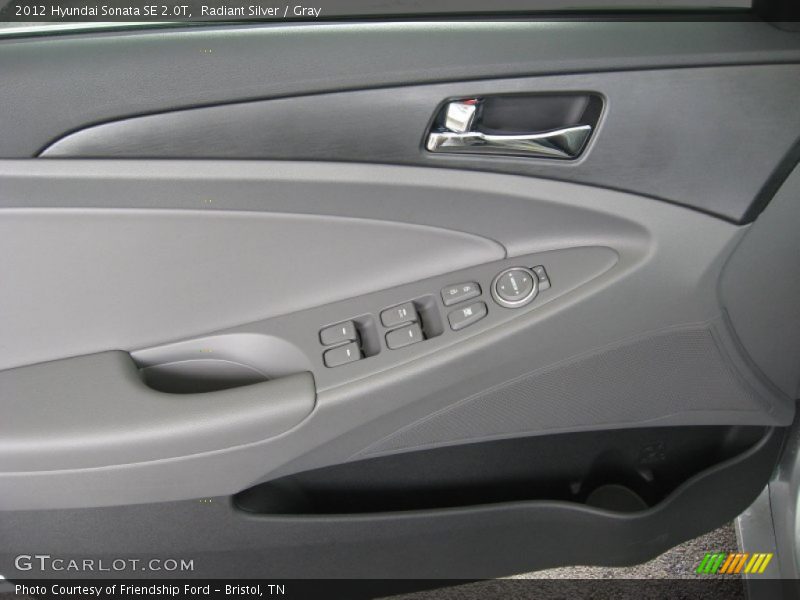 Radiant Silver / Gray 2012 Hyundai Sonata SE 2.0T