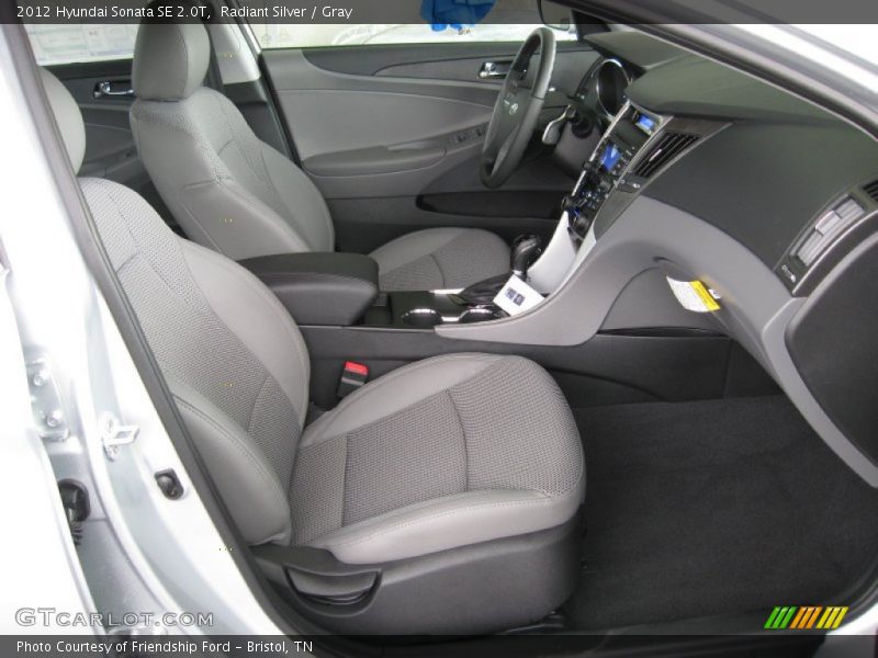Radiant Silver / Gray 2012 Hyundai Sonata SE 2.0T